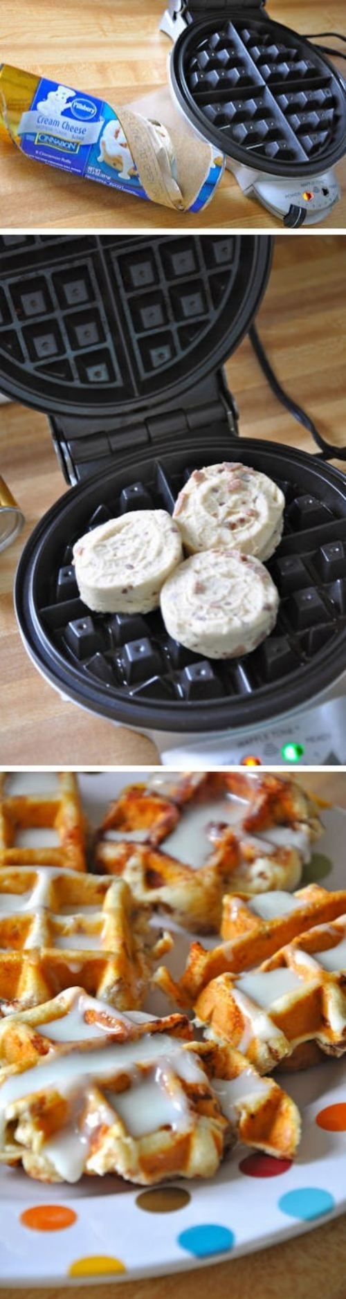 Food - Cinnamon Rolls with Cream Cheese Icing